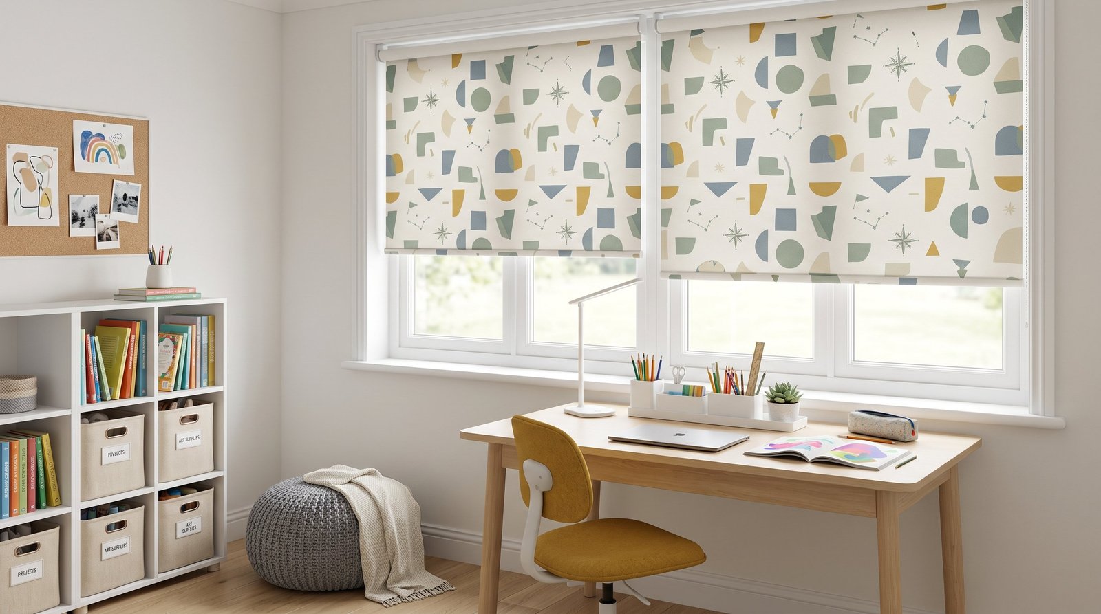 Creative Homework Study Room &mdash; Children Blinds