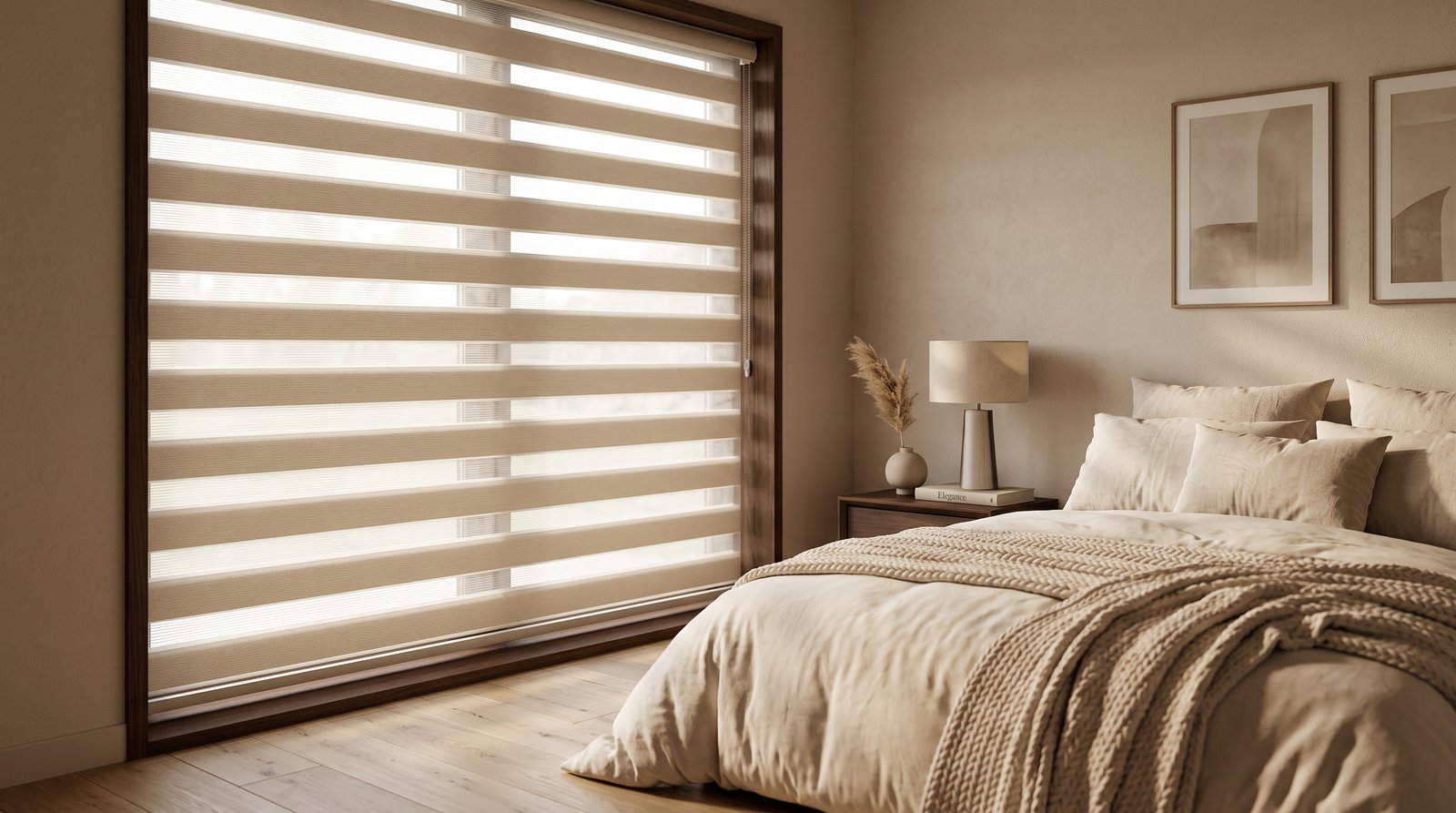 Luxury Bedroom &mdash; Duplex Blinds