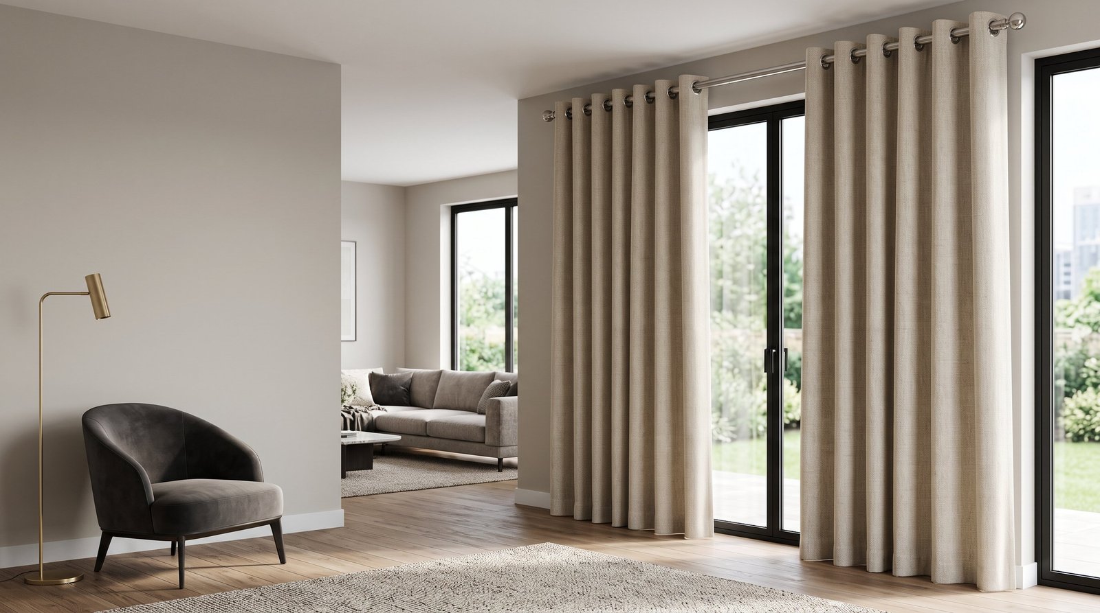 Eyelet Curtains made to measure