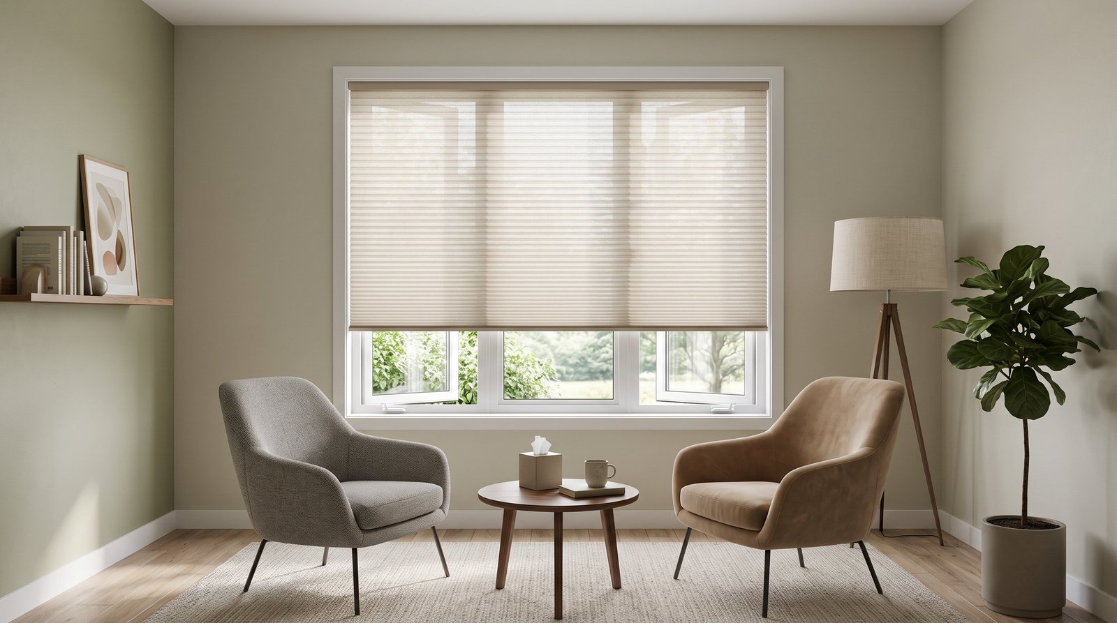 Private Therapy Room &mdash; Honeycomb Blinds