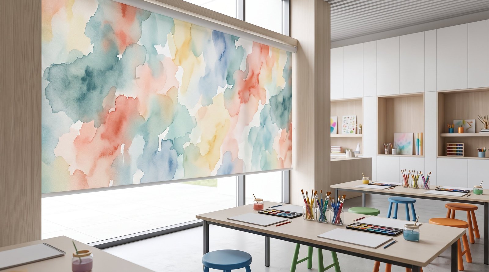 Children’s Museum Art Workshop — Printed Blinds