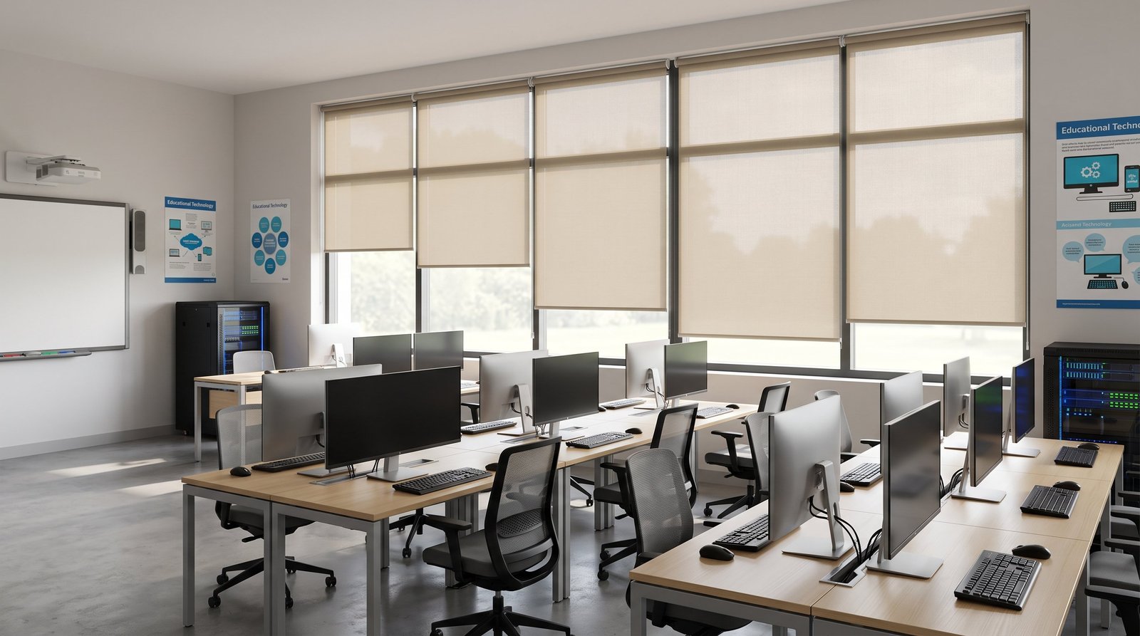 Modern Computer Lab — School Blinds