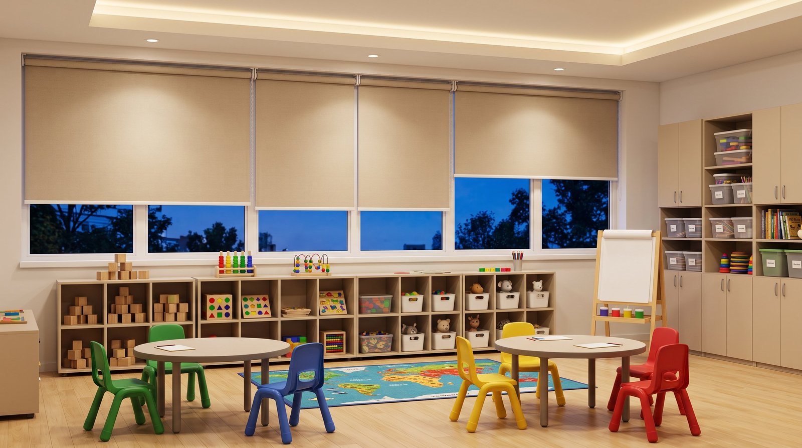 Preschool Activity Room — School Blinds
