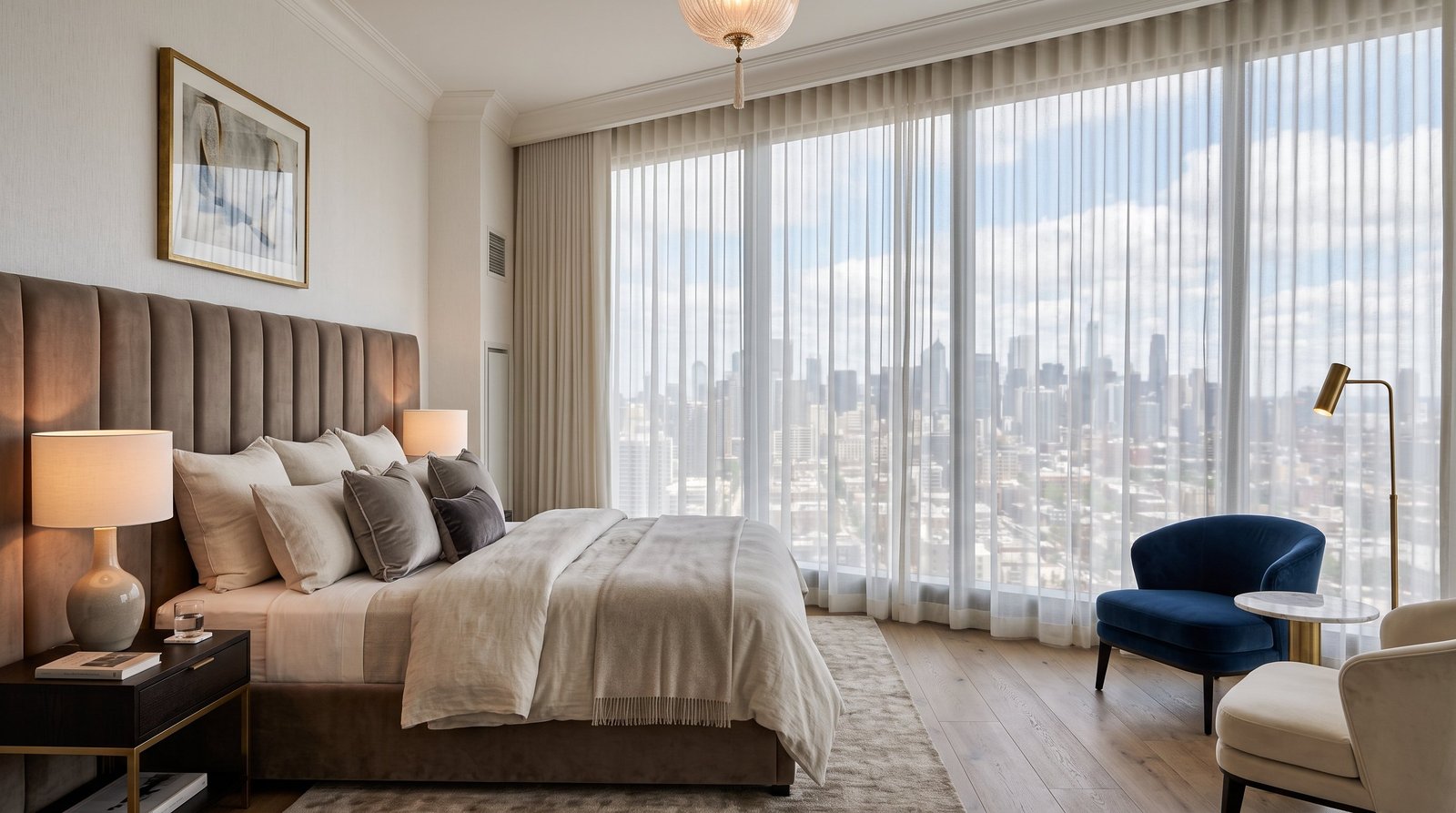 Luxury Hotel Suite &mdash; Sheer Curtains