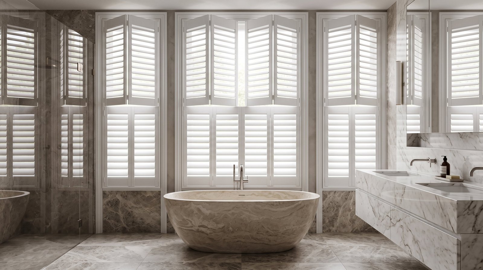 Refined Upstairs Landing &mdash; Tier-on-Tier Shutters
